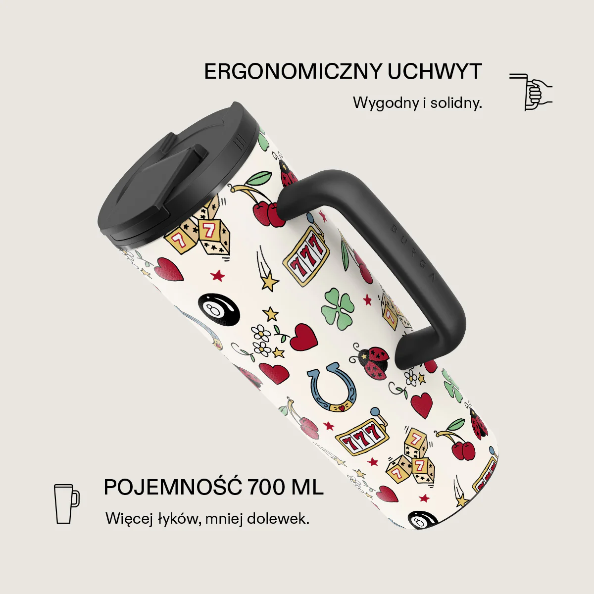 Against the Odds - Kubek podróżny EasyGrip - Image 2