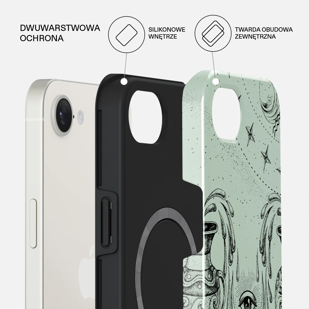 Aquarius - iPhone 17e Etui - Image 14