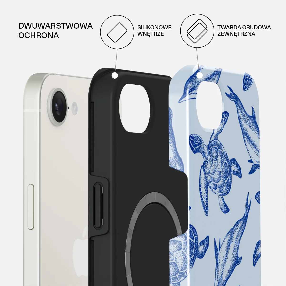 Aquatic Dance - iPhone 17e Etui - Image 2