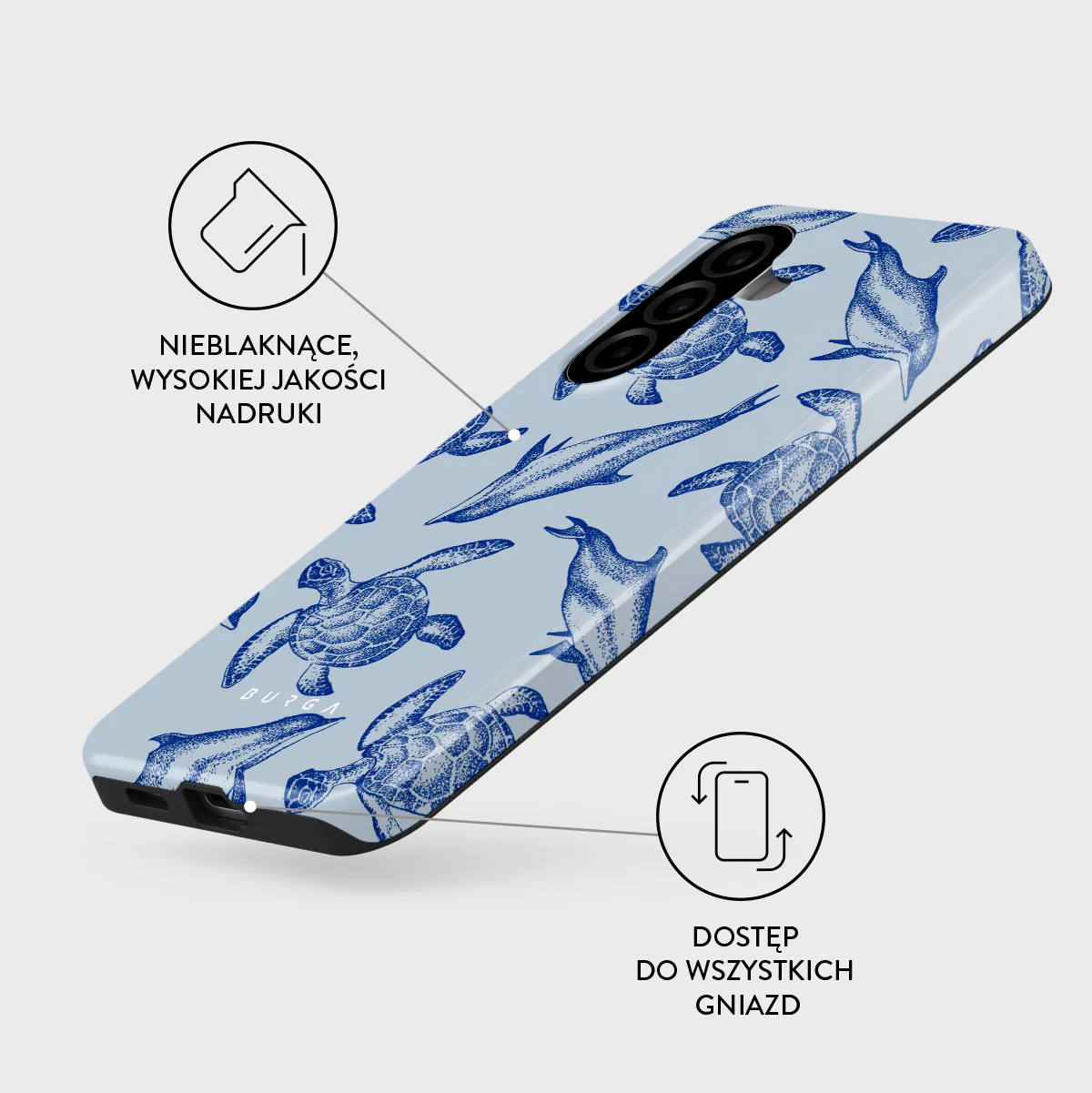 Aquatic Dance - Samsung Galaxy A57 5G Etui - Image 3