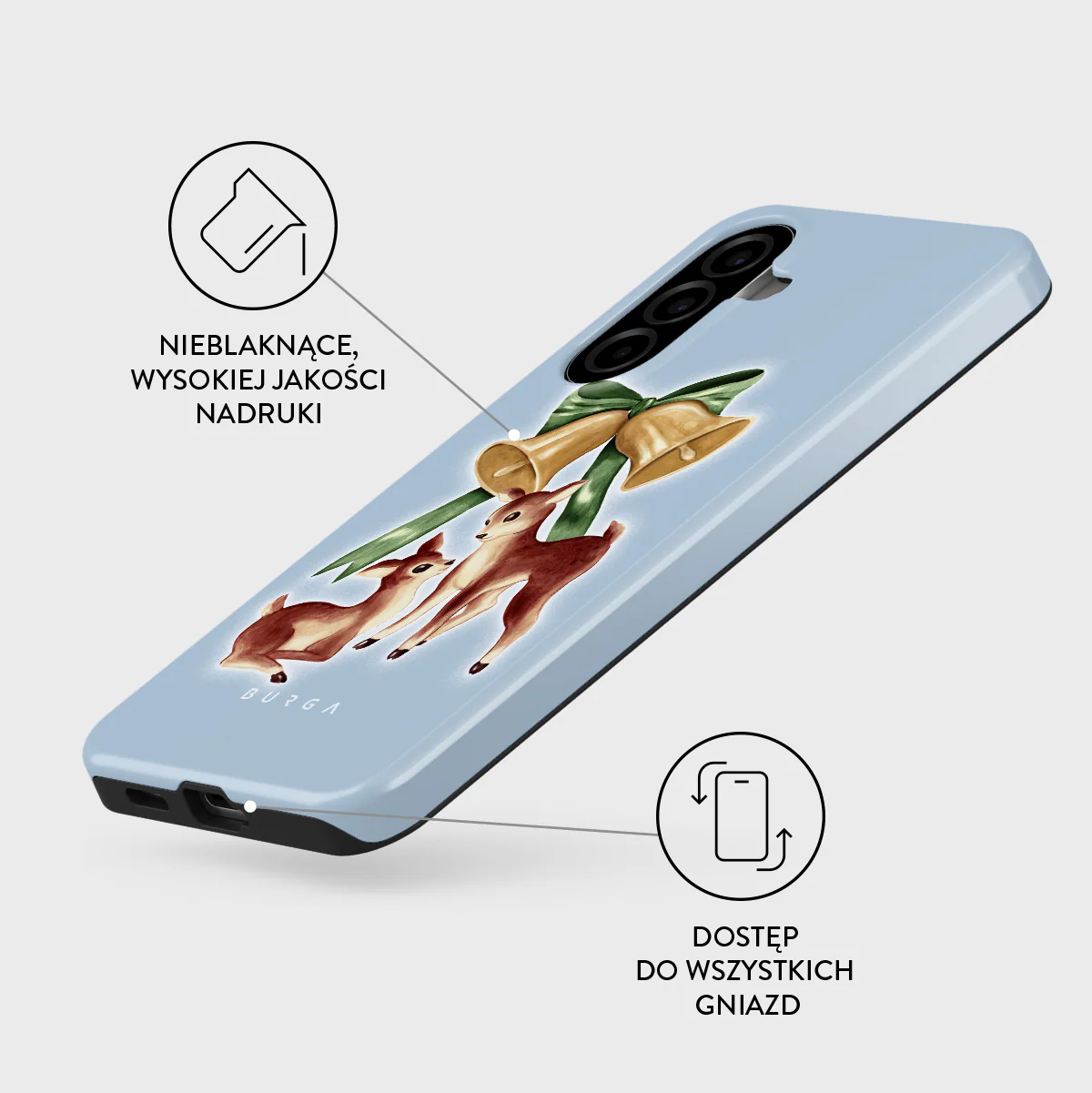 Baby Rudolph - Samsung Galaxy A57 5G Etui - Image 3