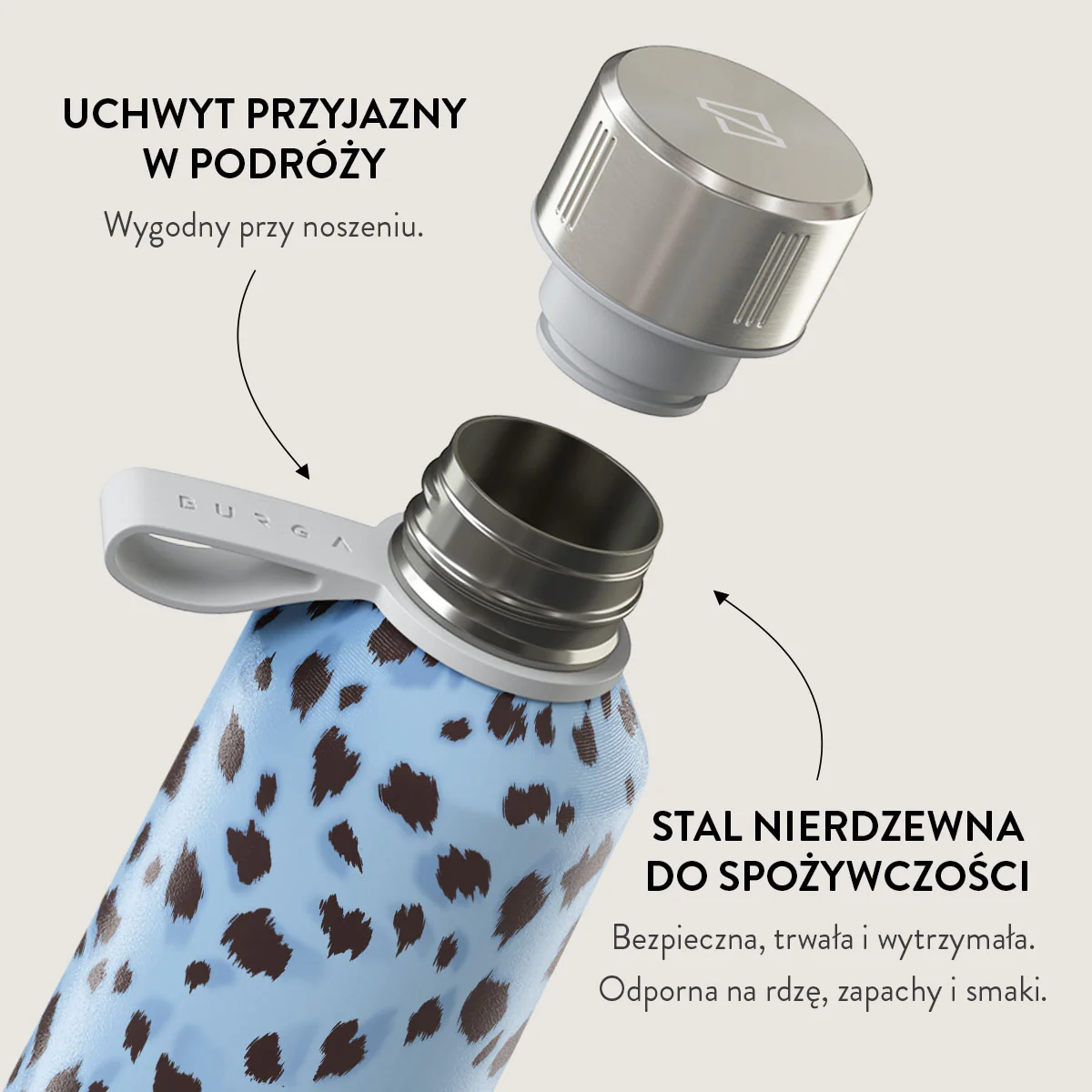 Barely Awake - Butelka na wodę - Image 4
