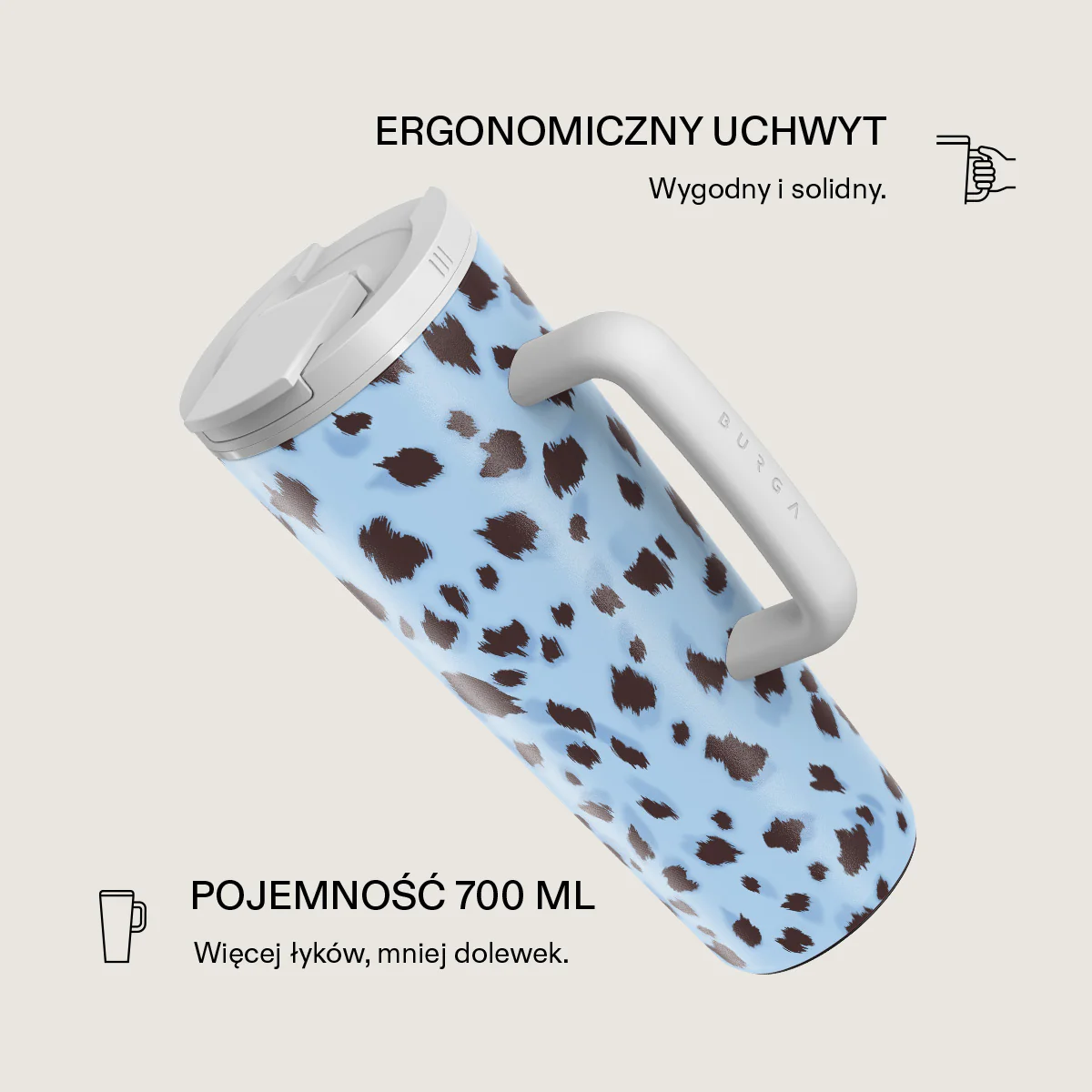 Barely Awake - Kubek podróżny EasyGrip - Image 2