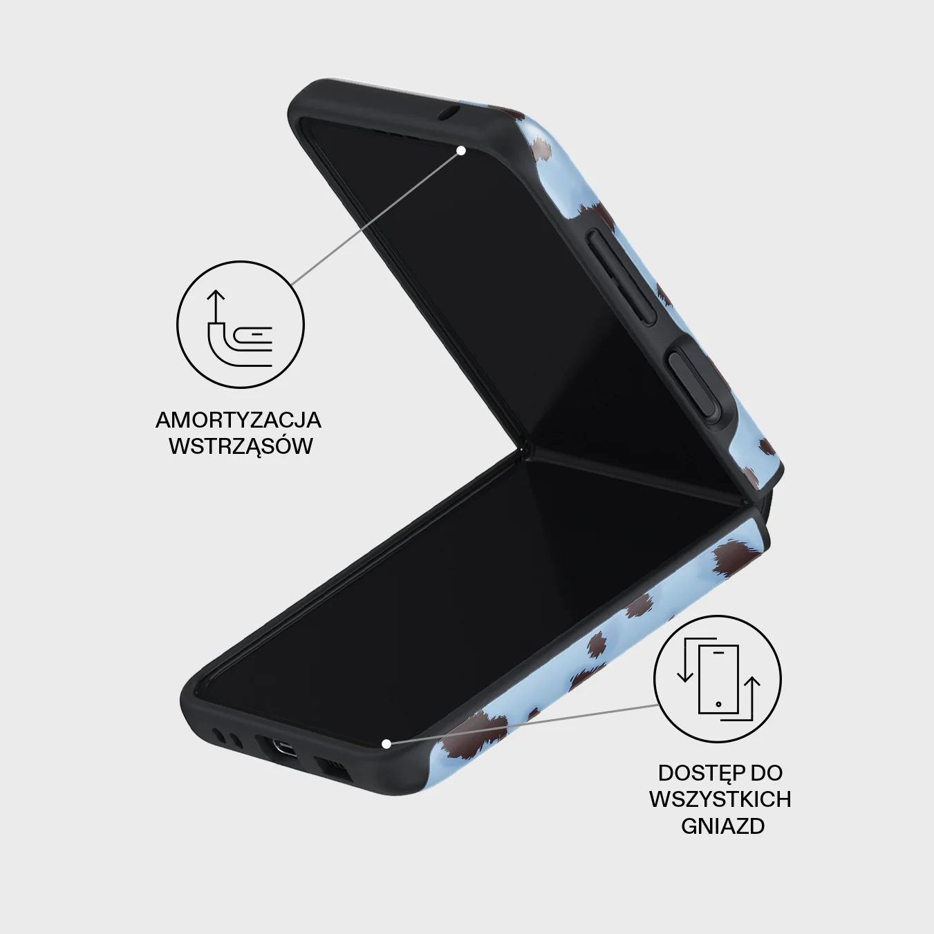 Barely Awake - Samsung Galaxy Z Flip 3 Etui - Image 3