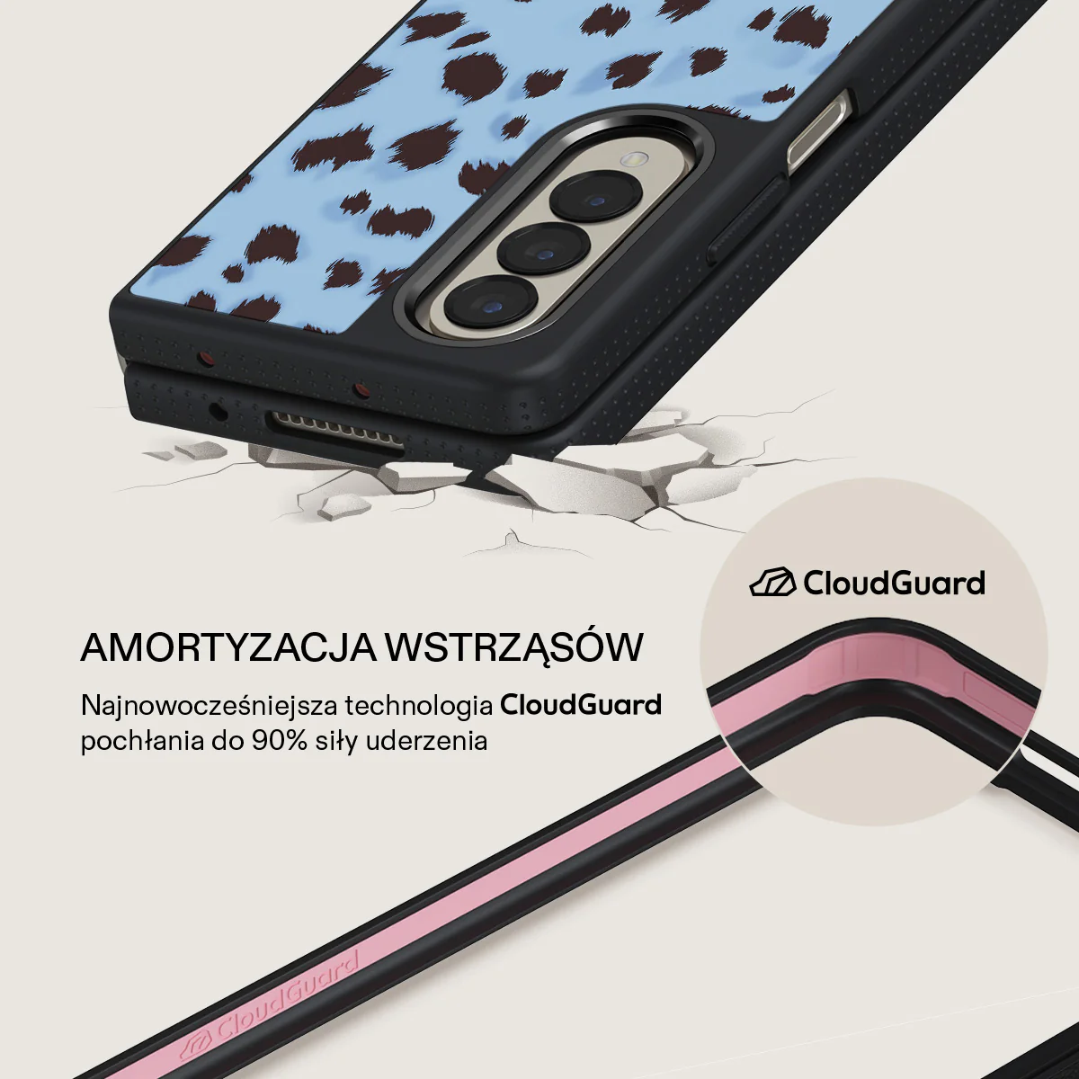 Barely Awake - Samsung Galaxy Z Fold 4 Etui - Image 15