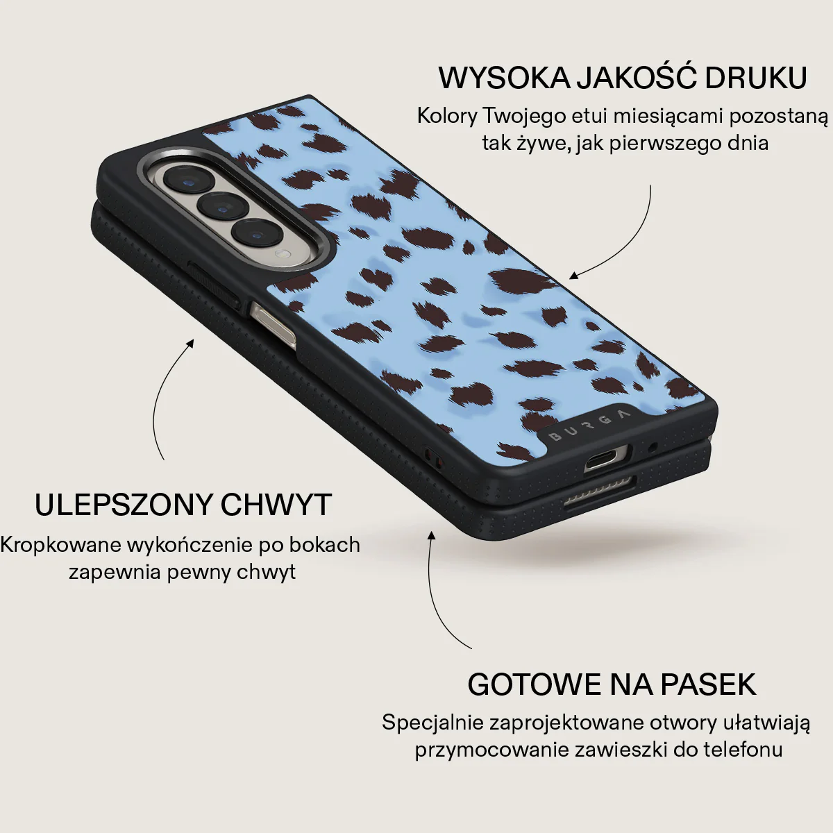 Barely Awake - Samsung Galaxy Z Fold 4 Etui - Image 17