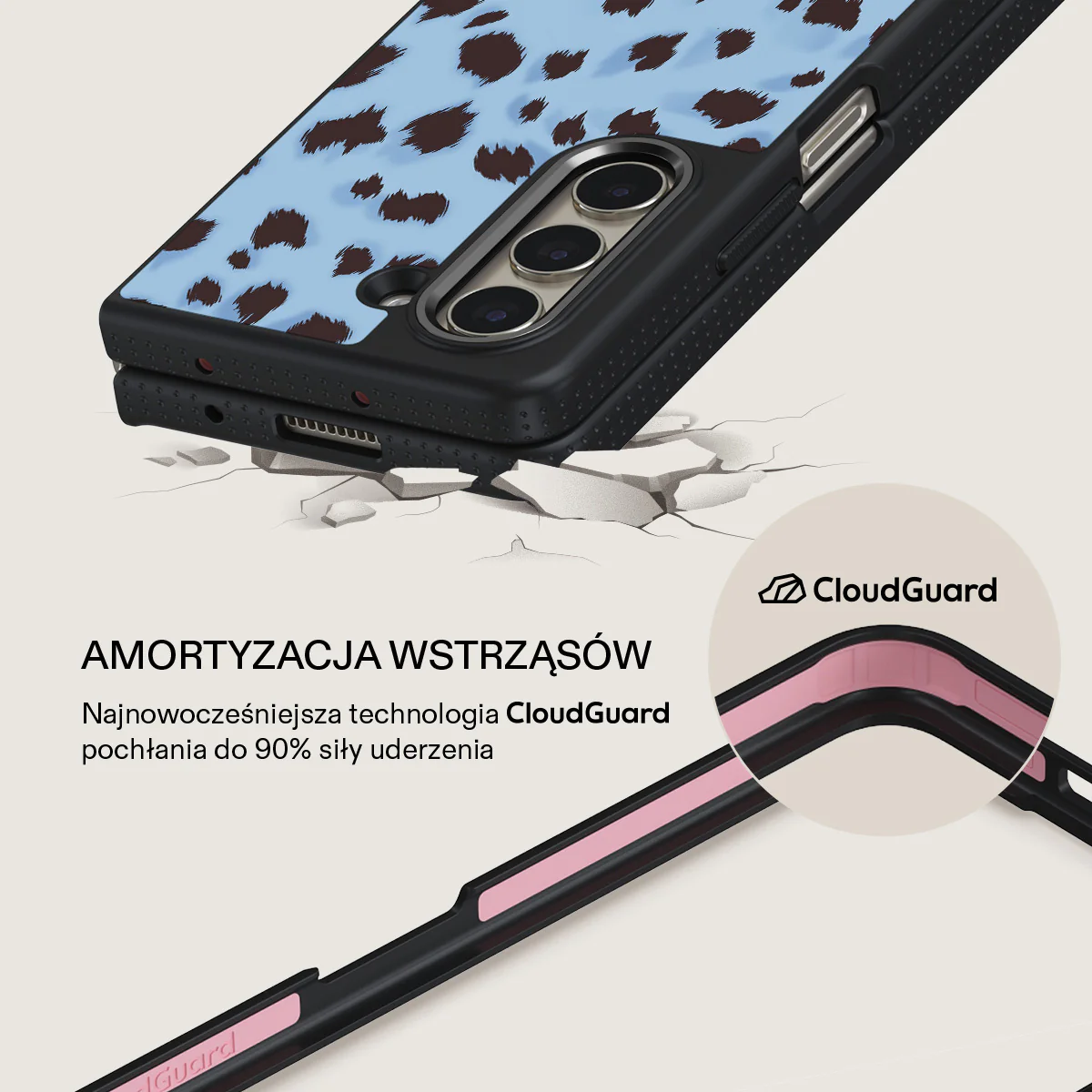 Barely Awake - Samsung Galaxy Z Fold 5 Etui - Image 10