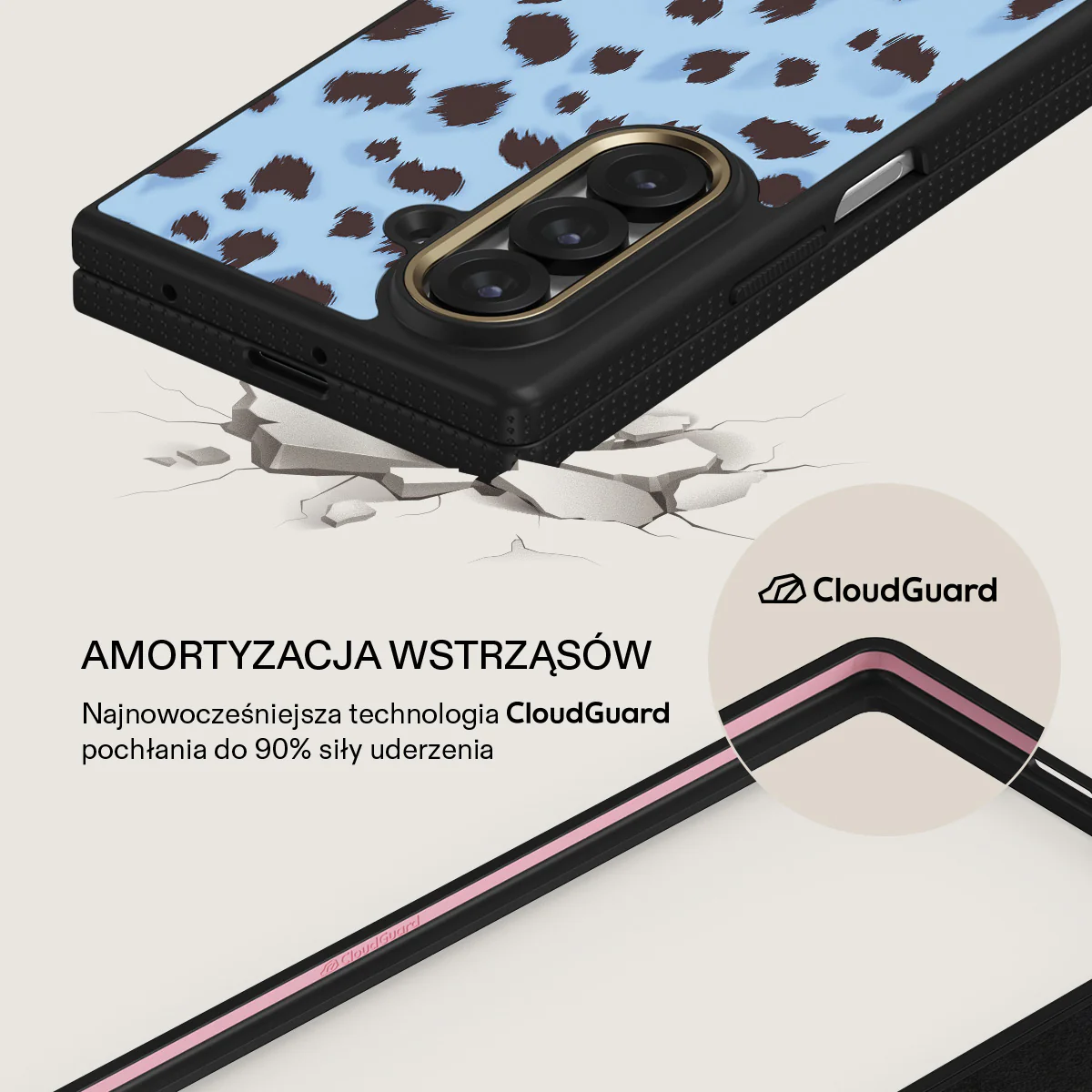 Barely Awake - Samsung Galaxy Z Fold 7 Etui - Image 3