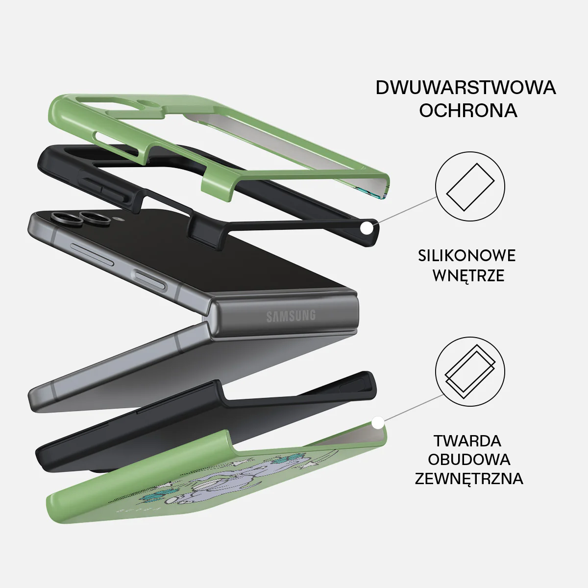 Big Energy - Samsung Galaxy Z Flip 5 Etui - Image 2