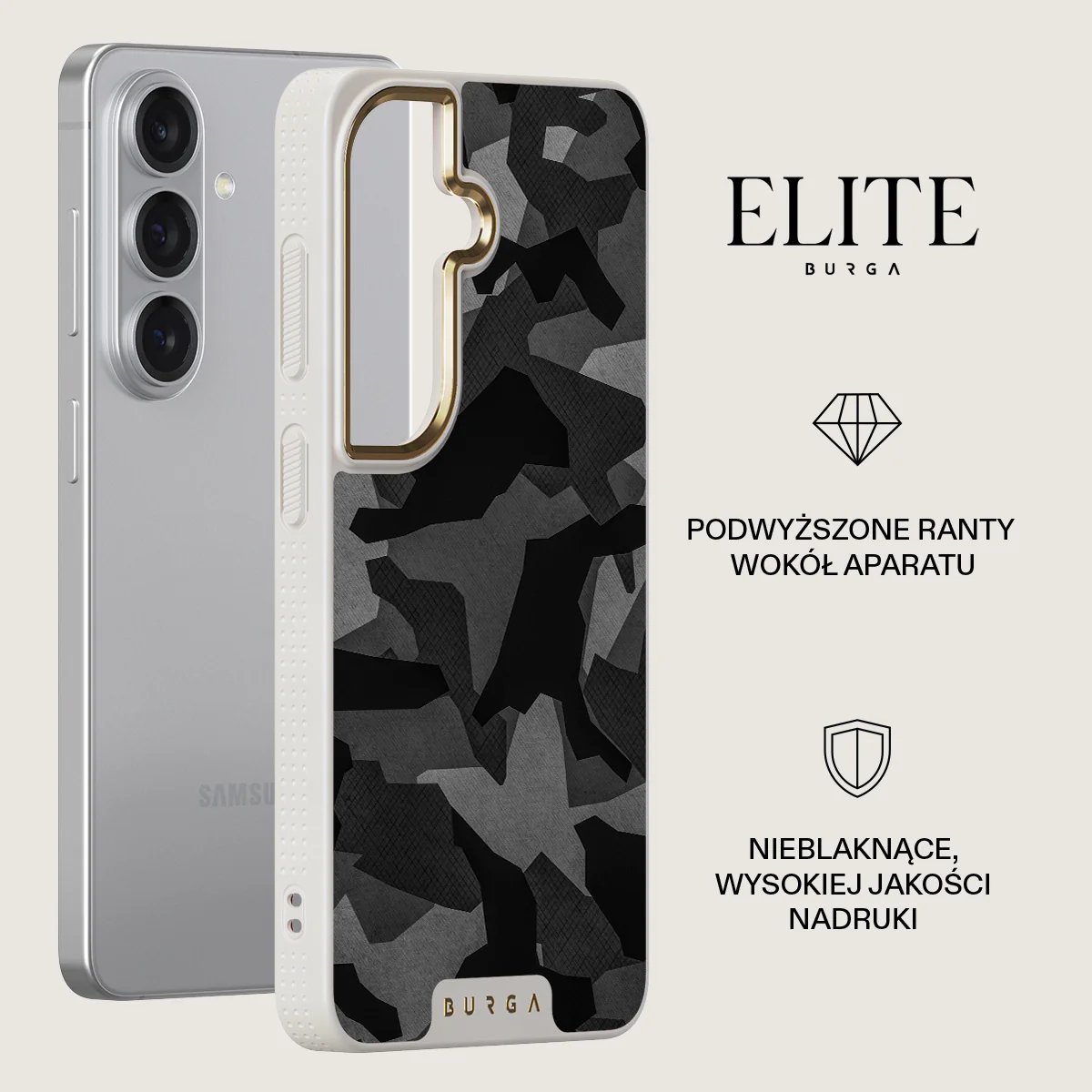 Night Black Camouflage - Samsung Galaxy S26 Etui - Image 27