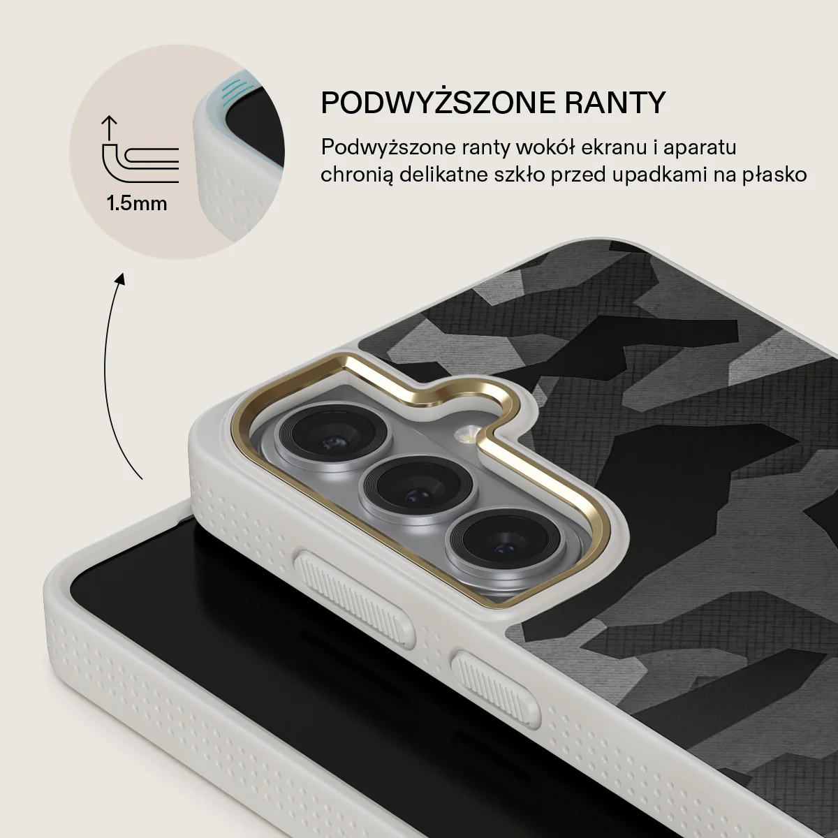 Night Black Camouflage - Samsung Galaxy S26 Etui - Image 29