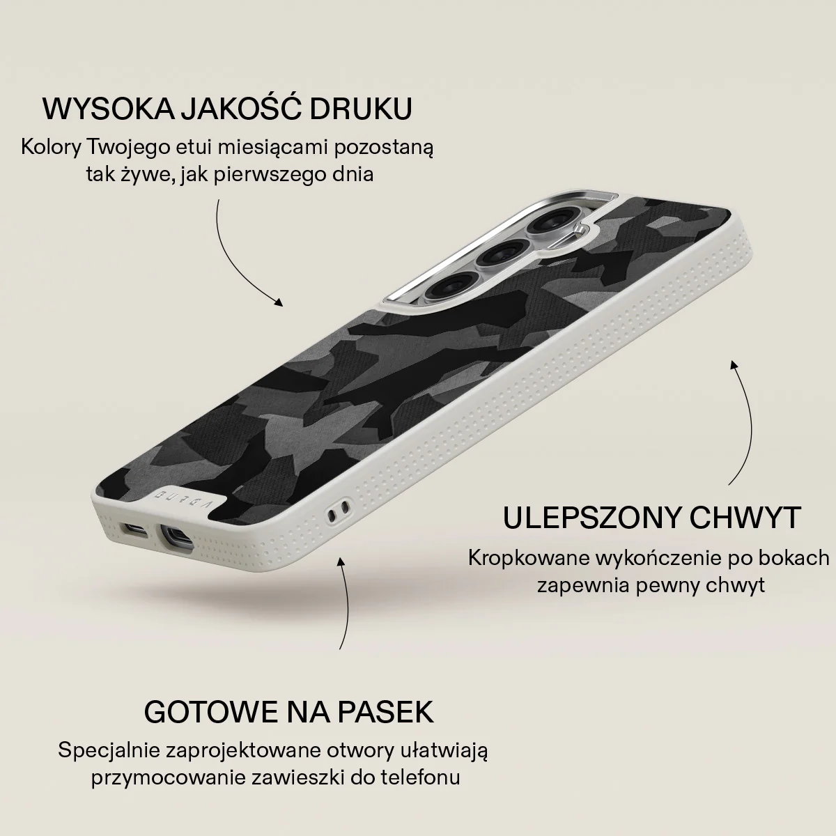 Night Black Camouflage - Samsung Galaxy S26 Etui - Image 37