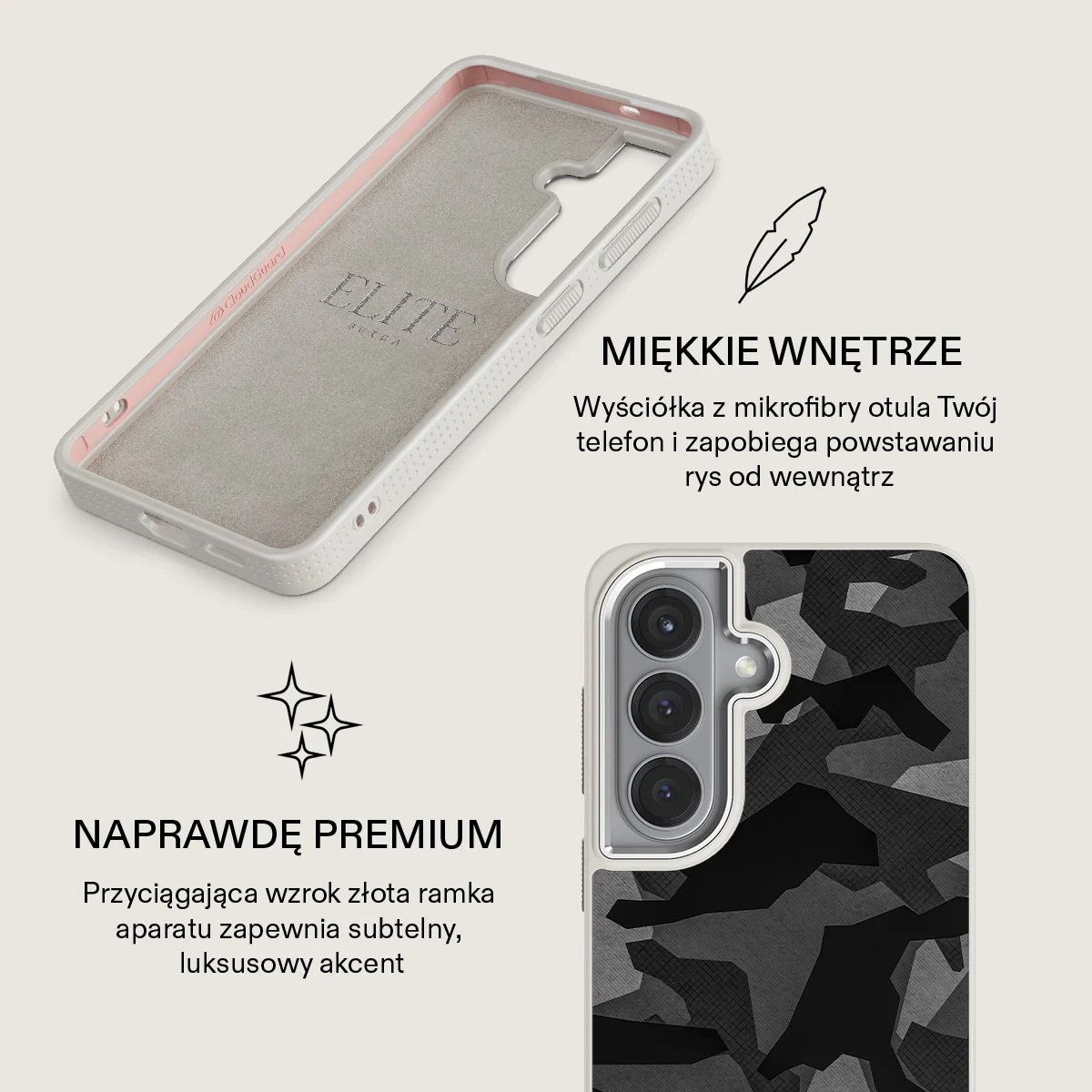 Night Black Camouflage - Samsung Galaxy S26 Etui - Image 38