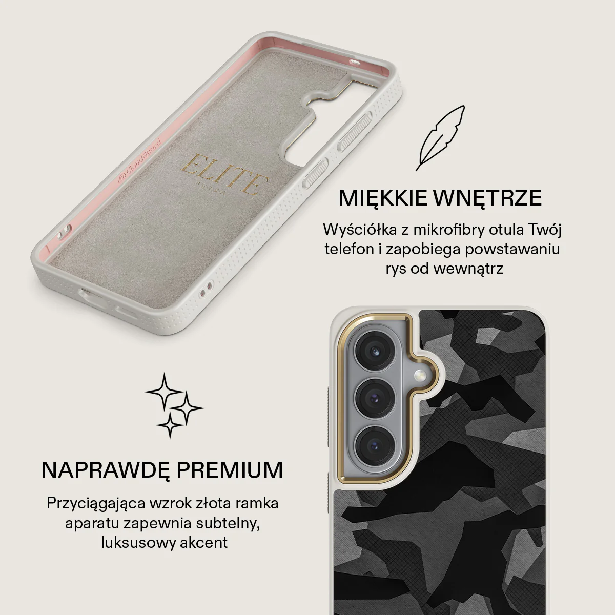Night Black Camouflage - Samsung Galaxy S26 Plus Etui - Image 31