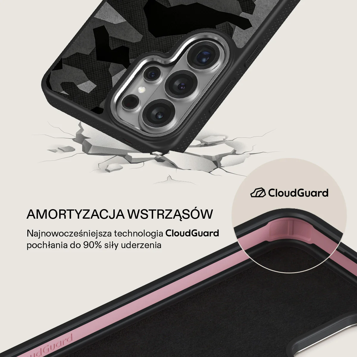 Night Black Camouflage - Samsung Galaxy S26 Ultra Etui - Image 21