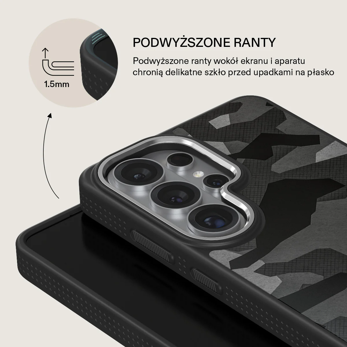 Night Black Camouflage - Samsung Galaxy S26 Ultra Etui - Image 22