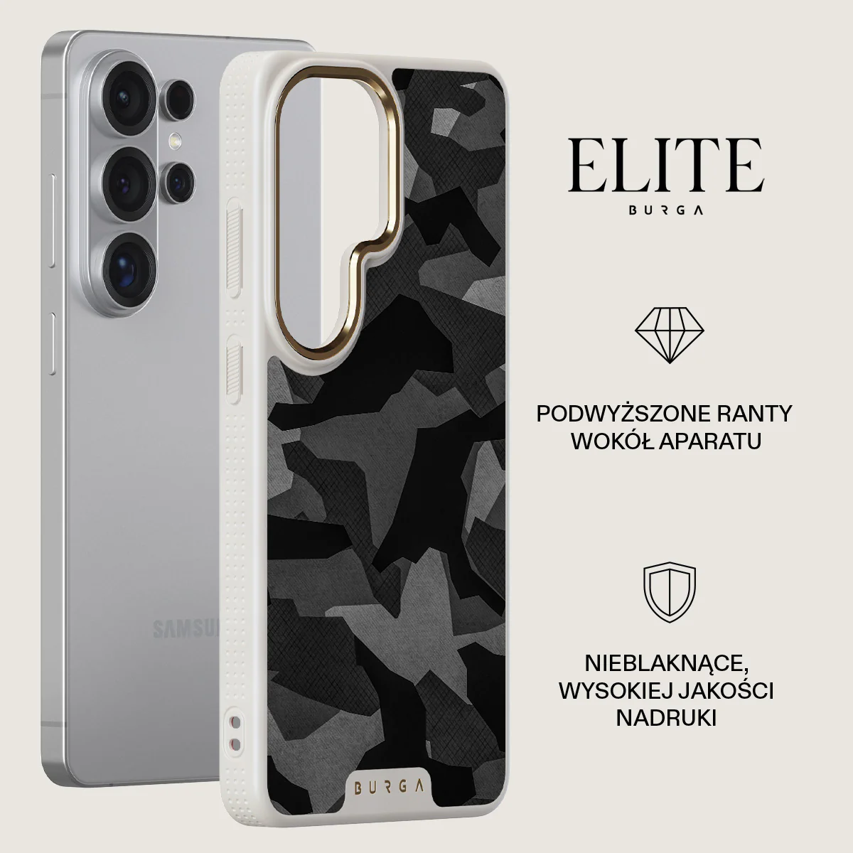 Night Black Camouflage - Samsung Galaxy S26 Ultra Etui - Image 27