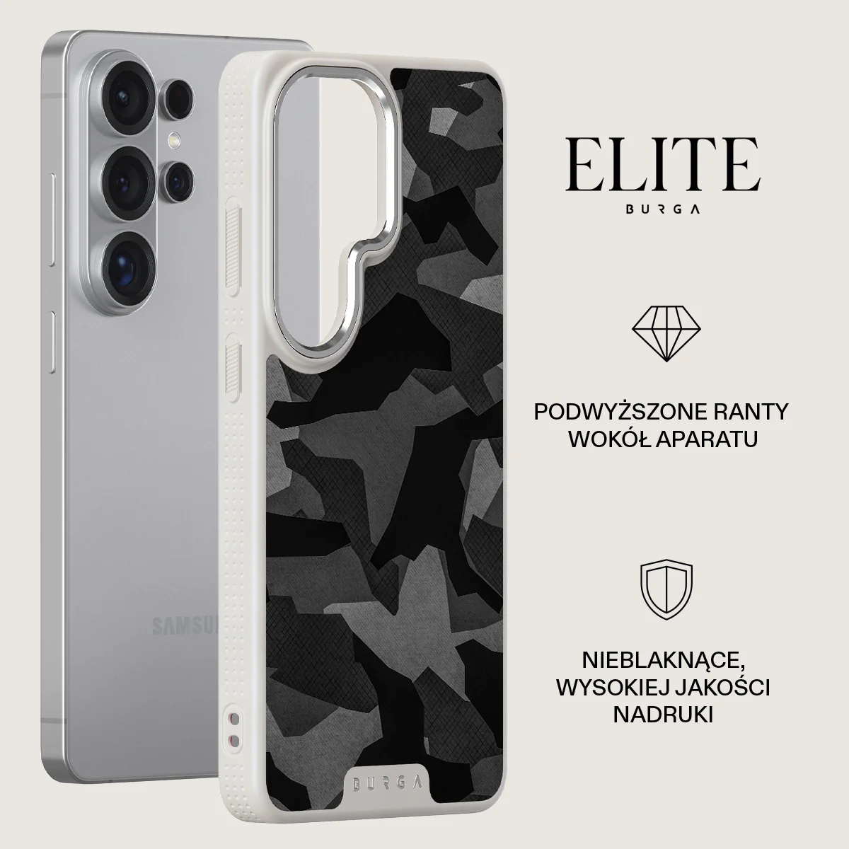 Night Black Camouflage - Samsung Galaxy S26 Ultra Etui - Image 34