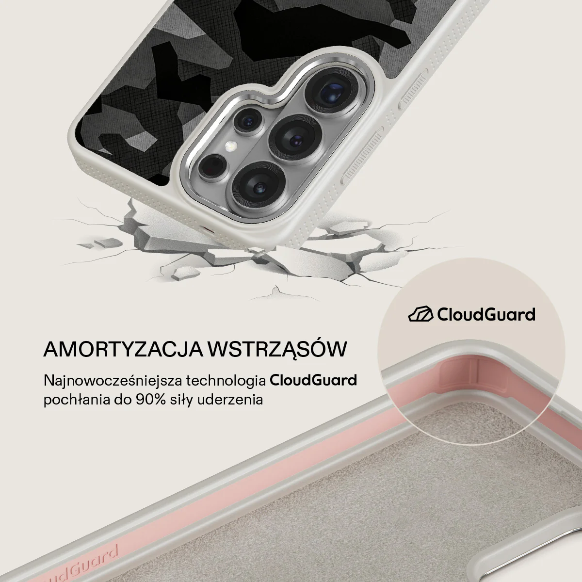 Night Black Camouflage - Samsung Galaxy S26 Ultra Etui - Image 35