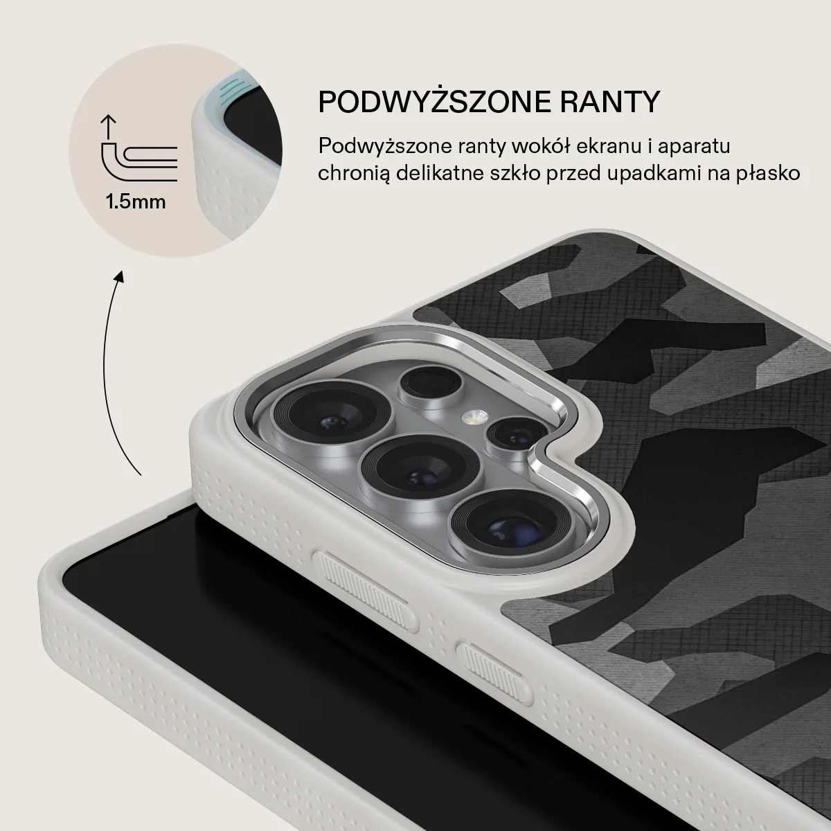Night Black Camouflage - Samsung Galaxy S26 Ultra Etui - Image 36