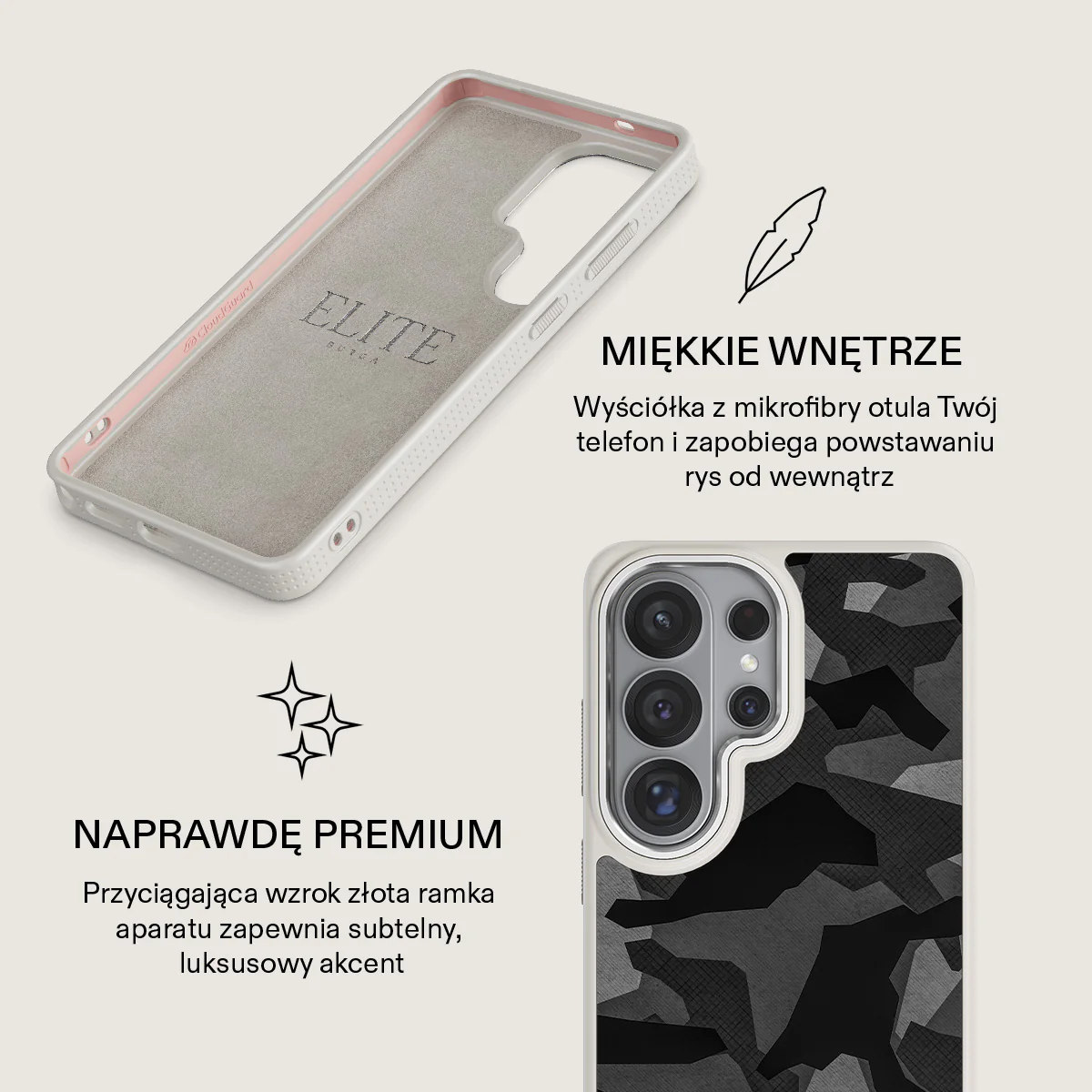 Night Black Camouflage - Samsung Galaxy S26 Ultra Etui - Image 38