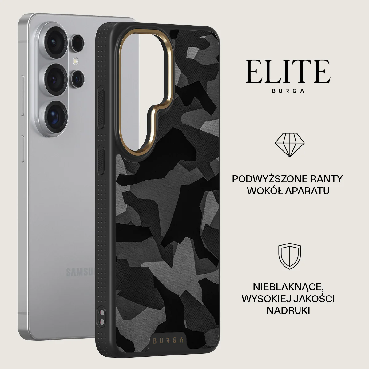 Night Black Camouflage - Samsung Galaxy S26 Ultra Etui - Image 6