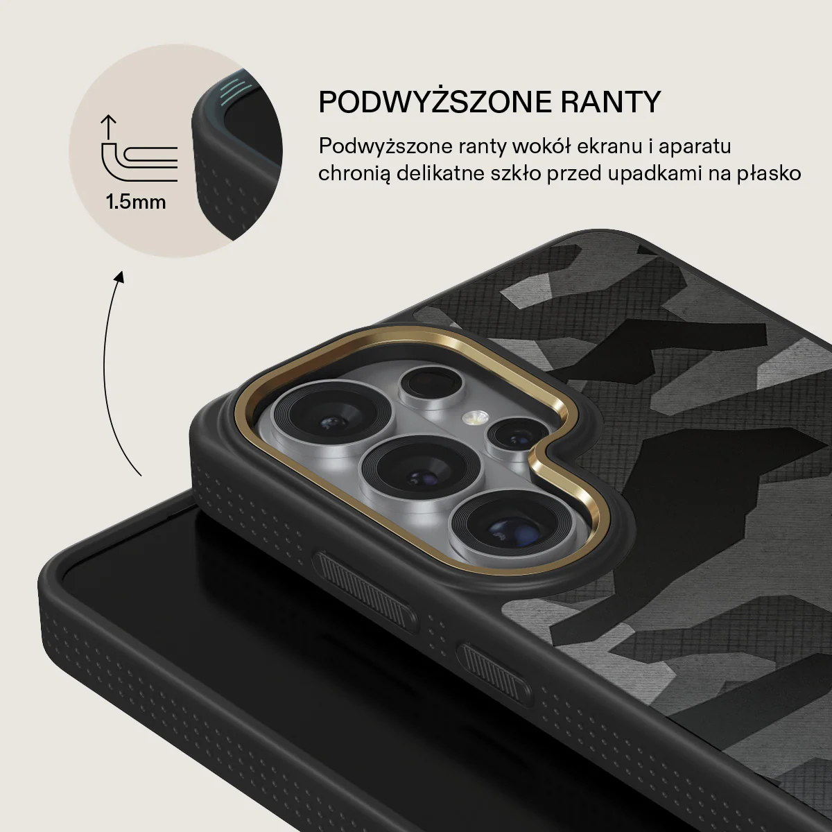 Night Black Camouflage - Samsung Galaxy S26 Ultra Etui - Image 8