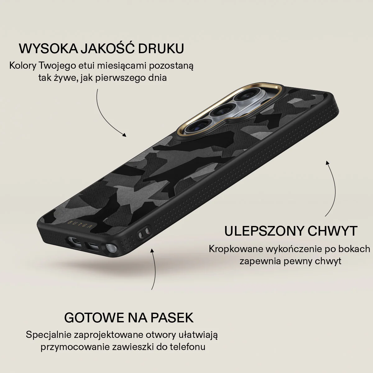 Night Black Camouflage - Samsung Galaxy S26 Ultra Etui - Image 9