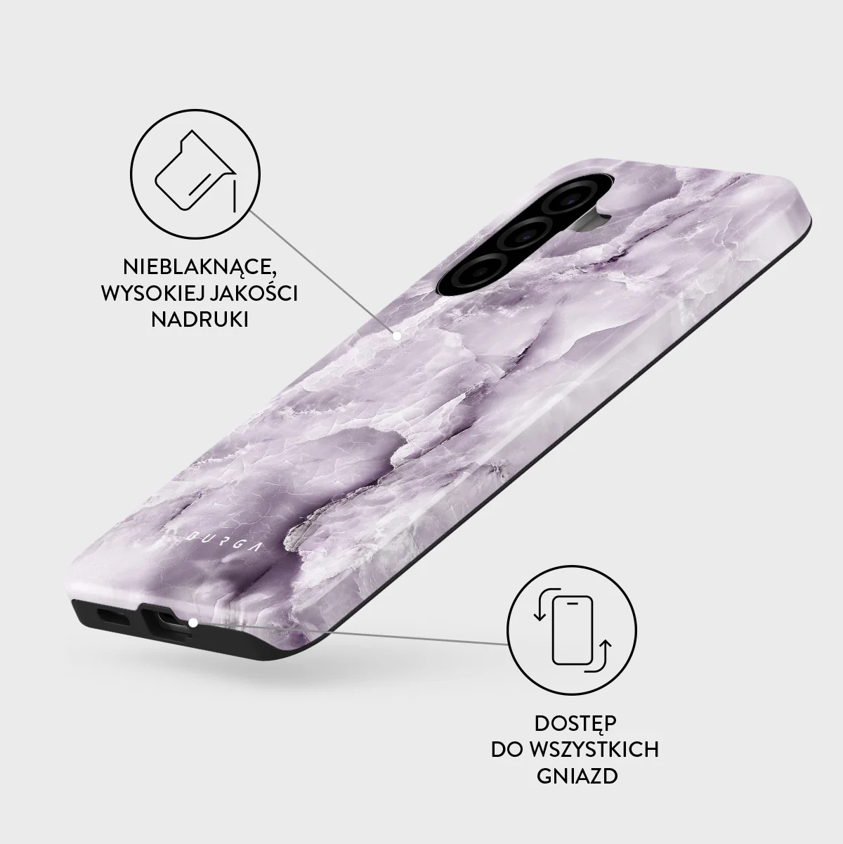 Black Currant - Samsung Galaxy A57 5G Etui - Image 3
