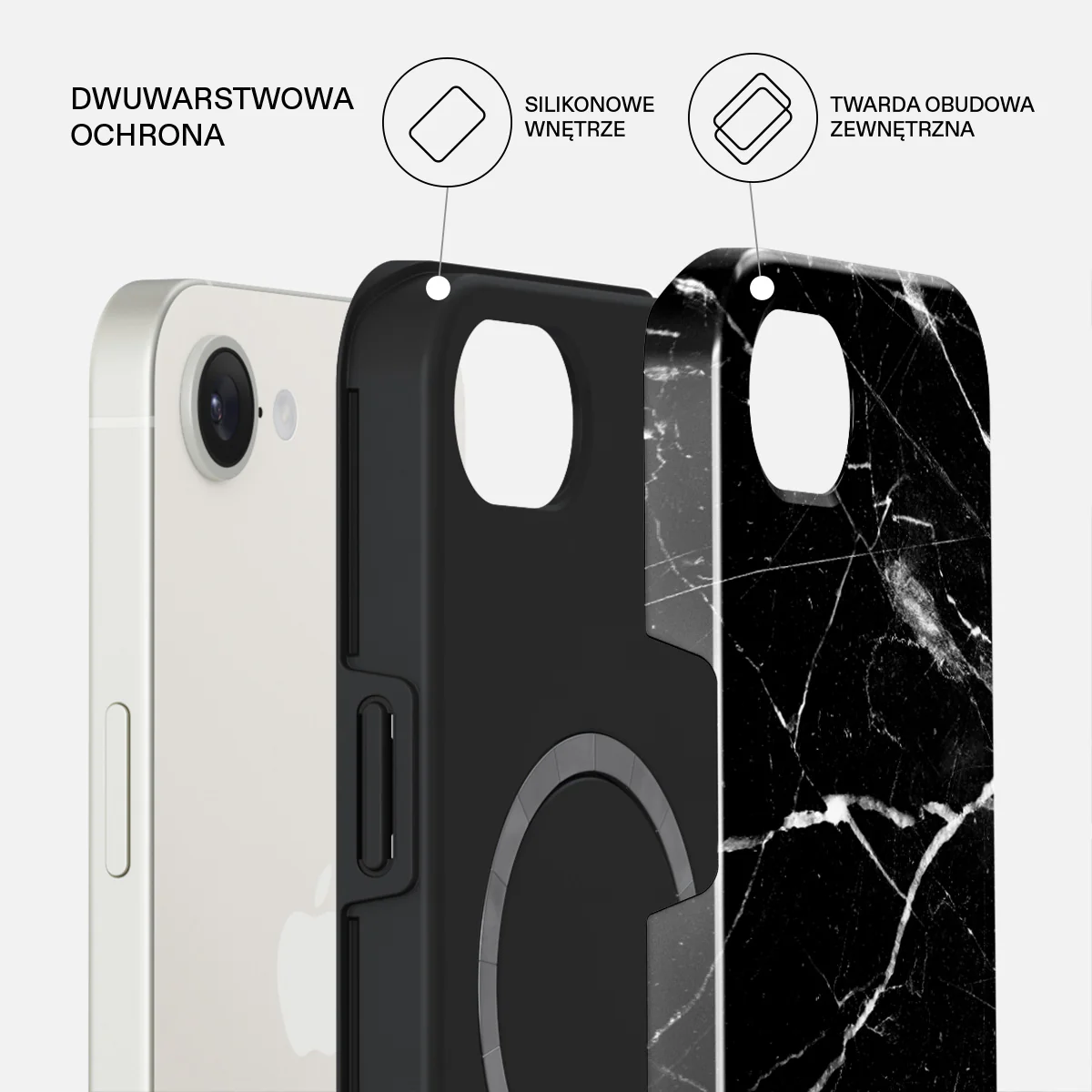 Noir Origin - iPhone 17e Etui - Image 2