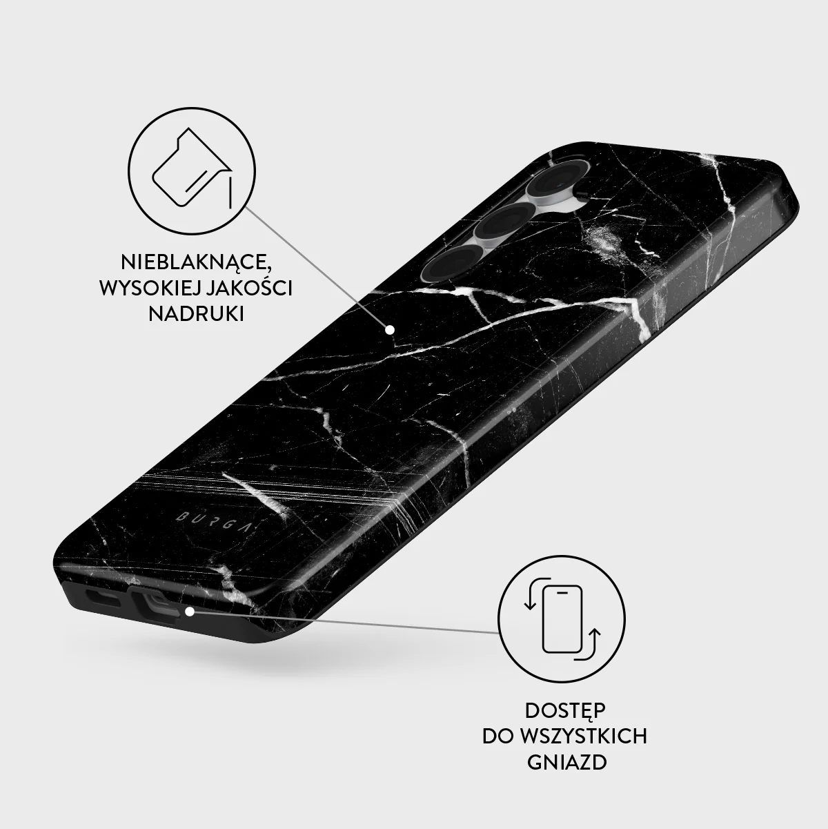 Noir Origin - Samsung Galaxy S25 FE Etui - Image 3