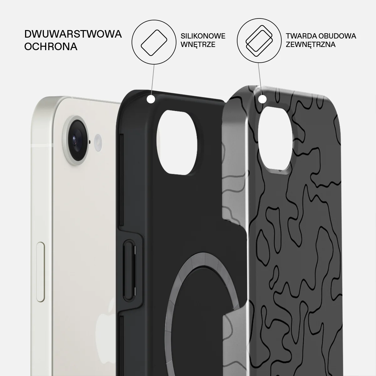Black Rock - iPhone 17e Etui - Image 2