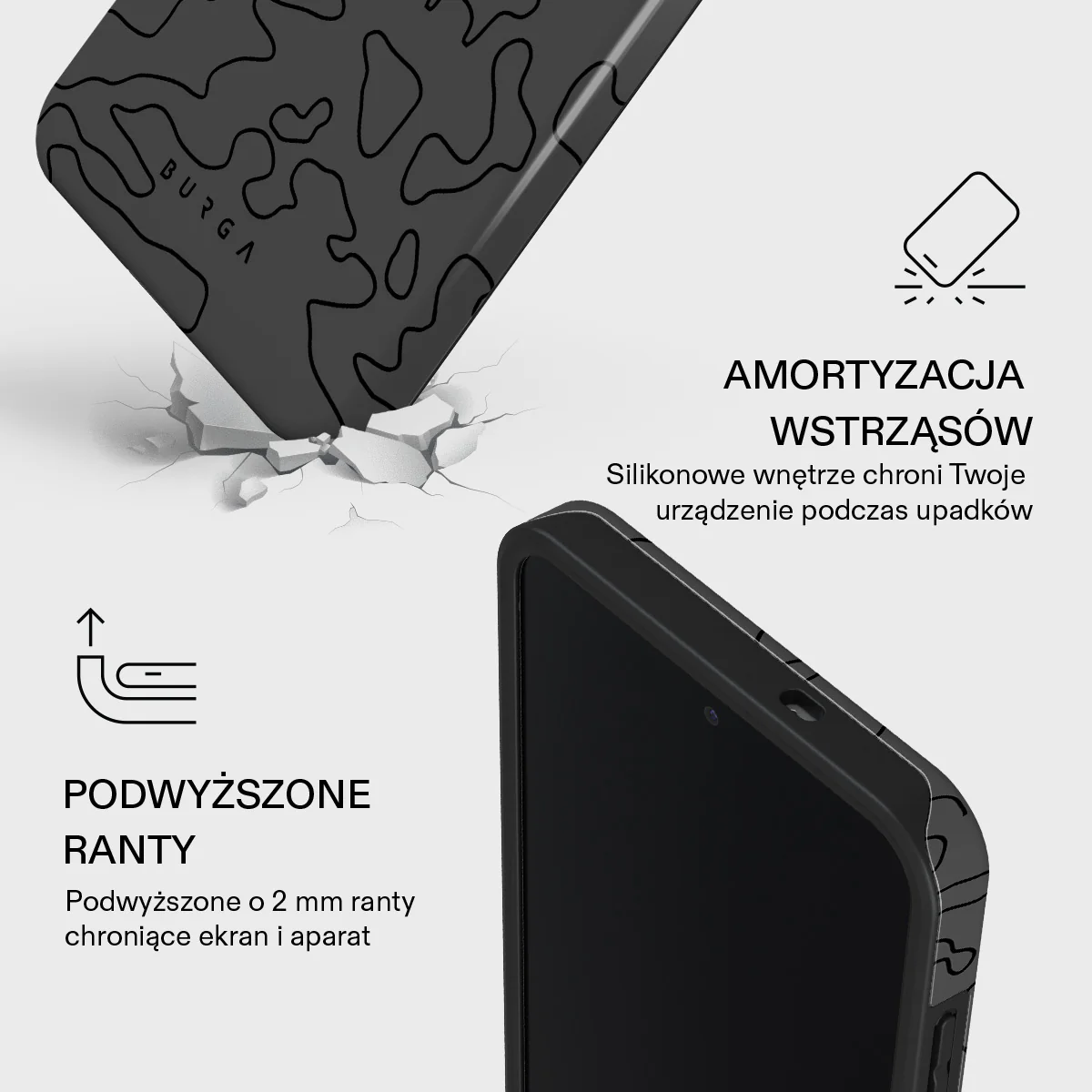 Black Rock - Samsung Galaxy S25 FE Etui - Image 4