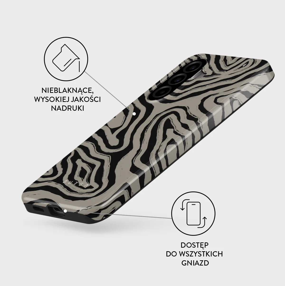 Black Sand - Samsung Galaxy A57 5G Etui - Image 3