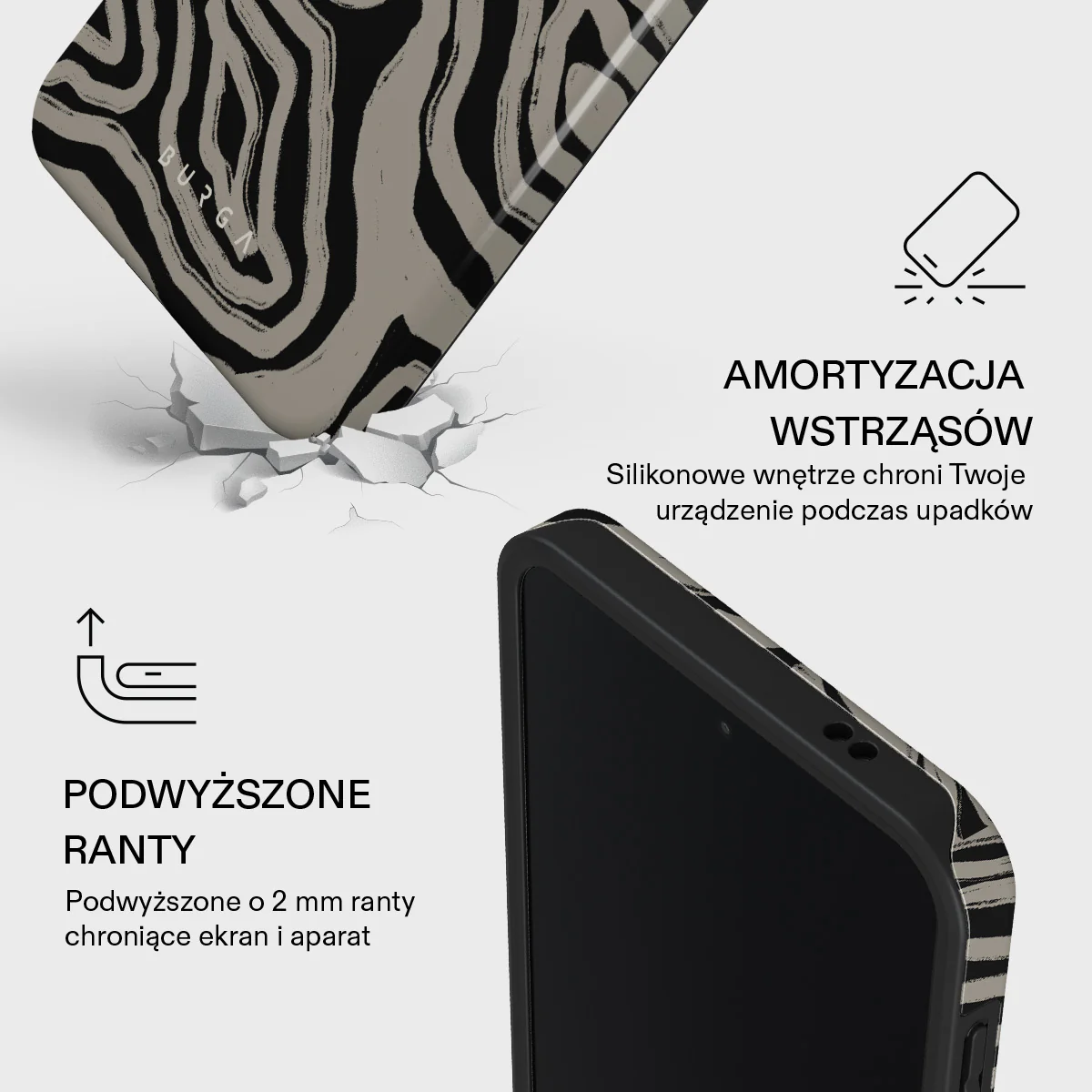 Black Sand - Samsung Galaxy A57 5G Etui - Image 4