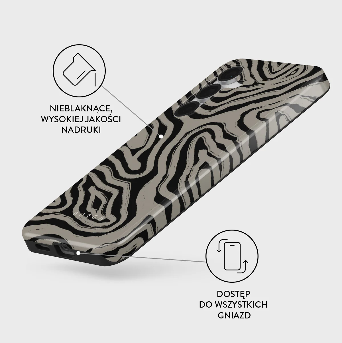 Black Sand - Samsung Galaxy S25 FE Etui - Image 3