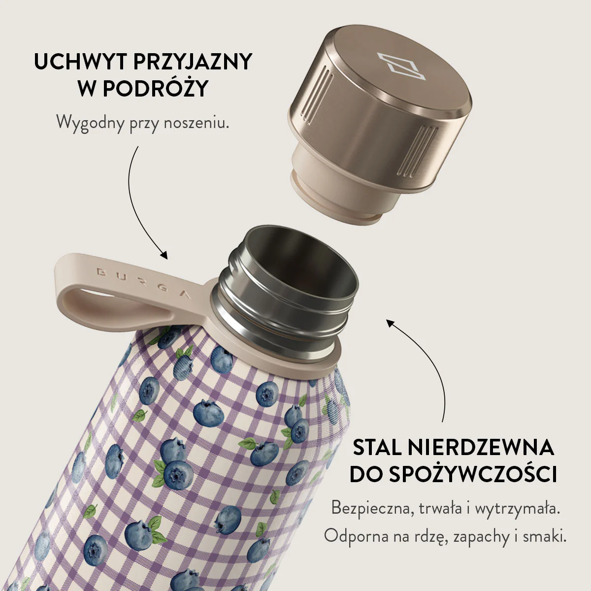 Blueberry Muffin - Butelka na wodę - Image 4