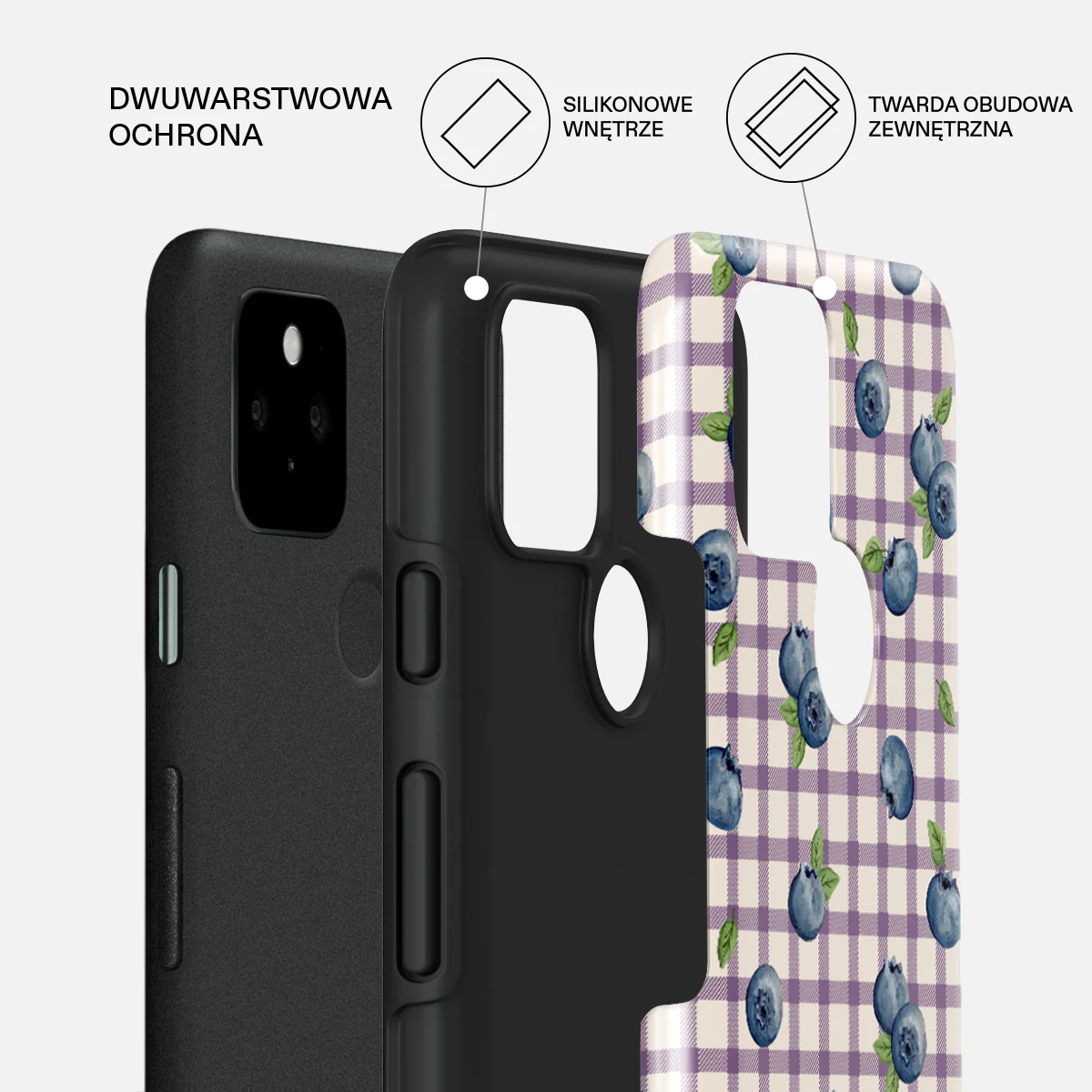 Blueberry Muffin - Google Pixel 5 Etui - Image 2