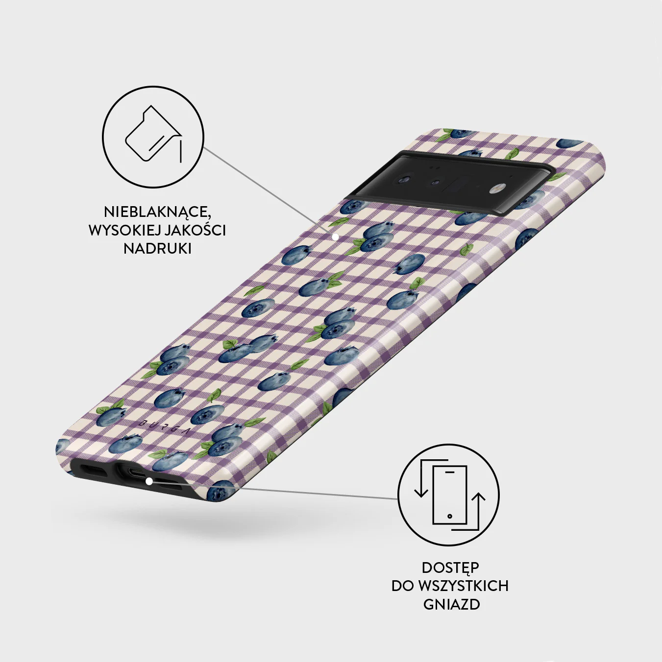 Blueberry Muffin - Google Pixel 6 Pro Etui - Image 3