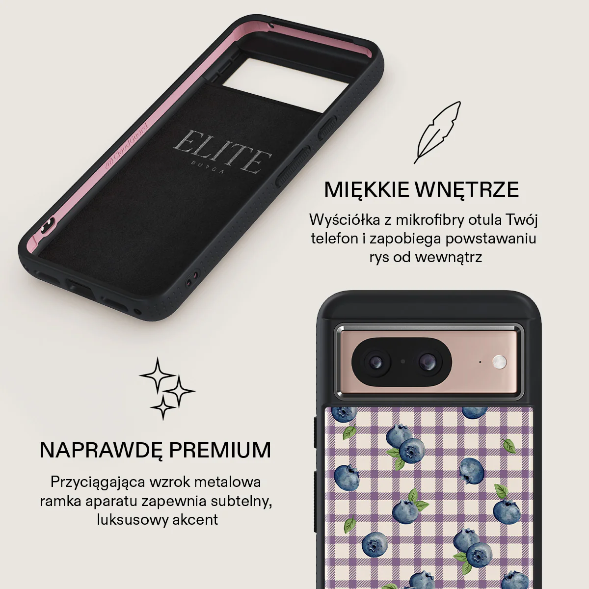 Blueberry Muffin - Google Pixel 8 Etui - Image 17