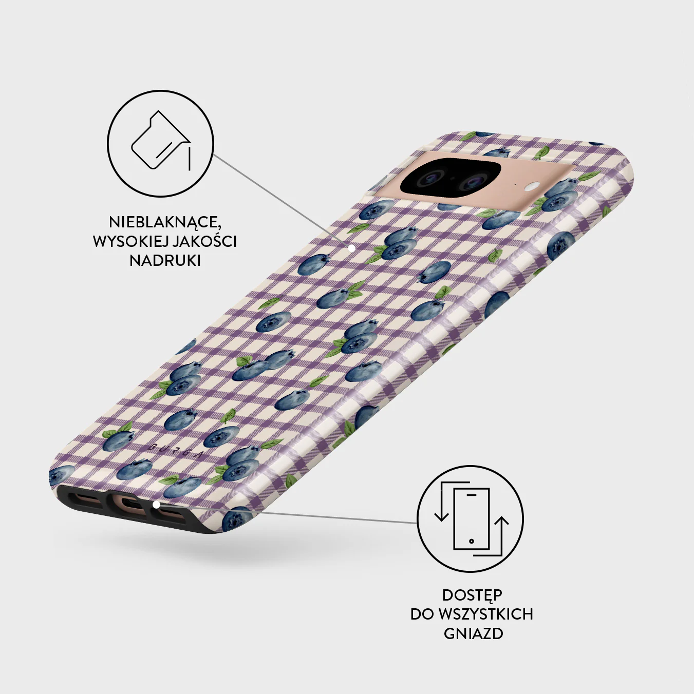 Blueberry Muffin - Google Pixel 8 Etui - Image 3