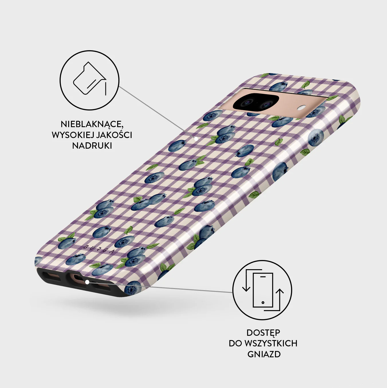 Blueberry Muffin - Google Pixel 8a Etui - Image 3