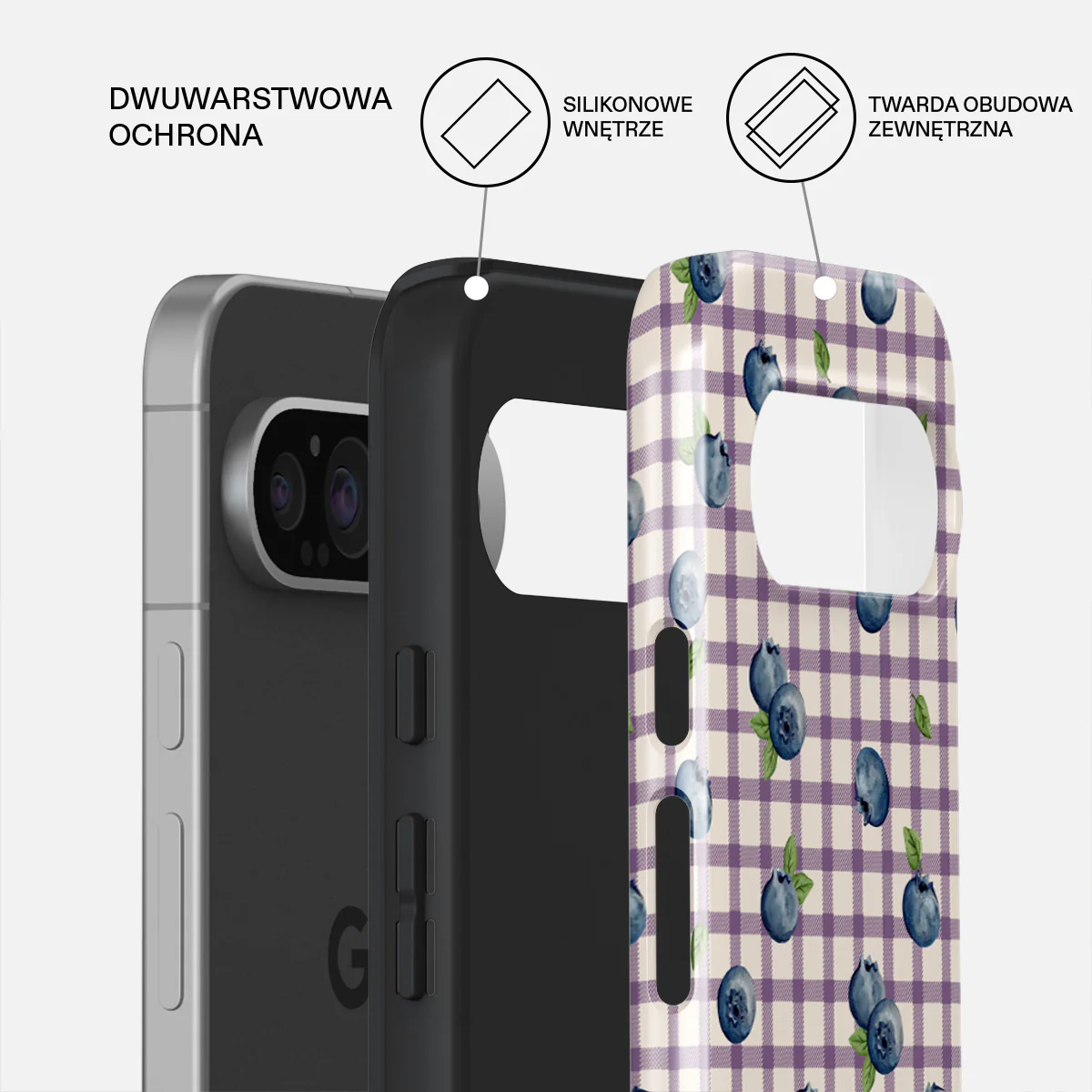Blueberry Muffin - Google Pixel 9 Etui - Image 2