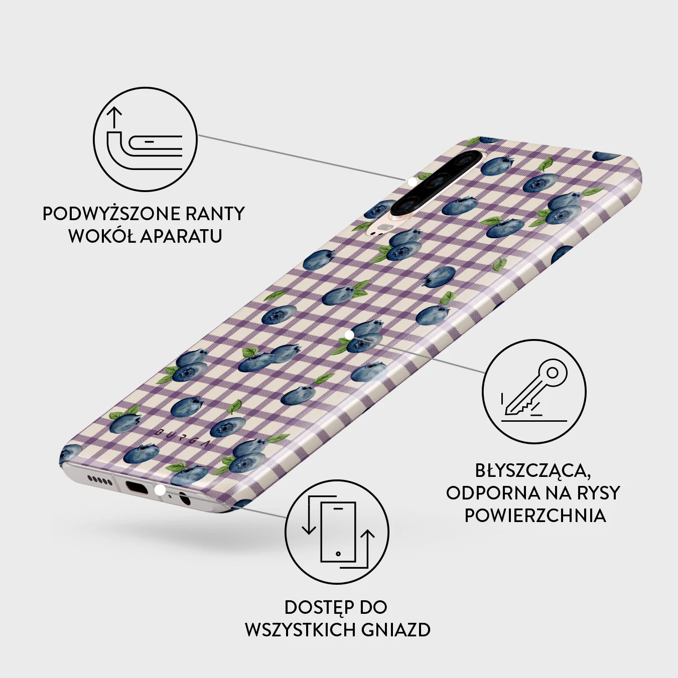 Blueberry Muffin - Huawei P30 Etui - Image 3