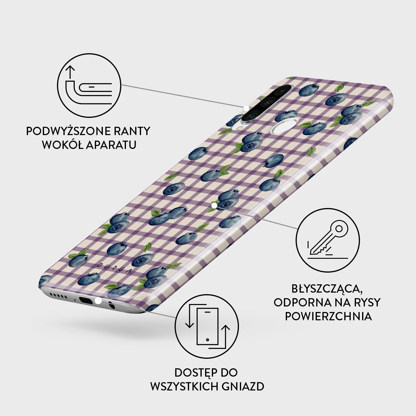 Blueberry Muffin - Huawei P30 Lite Etui - Image 3