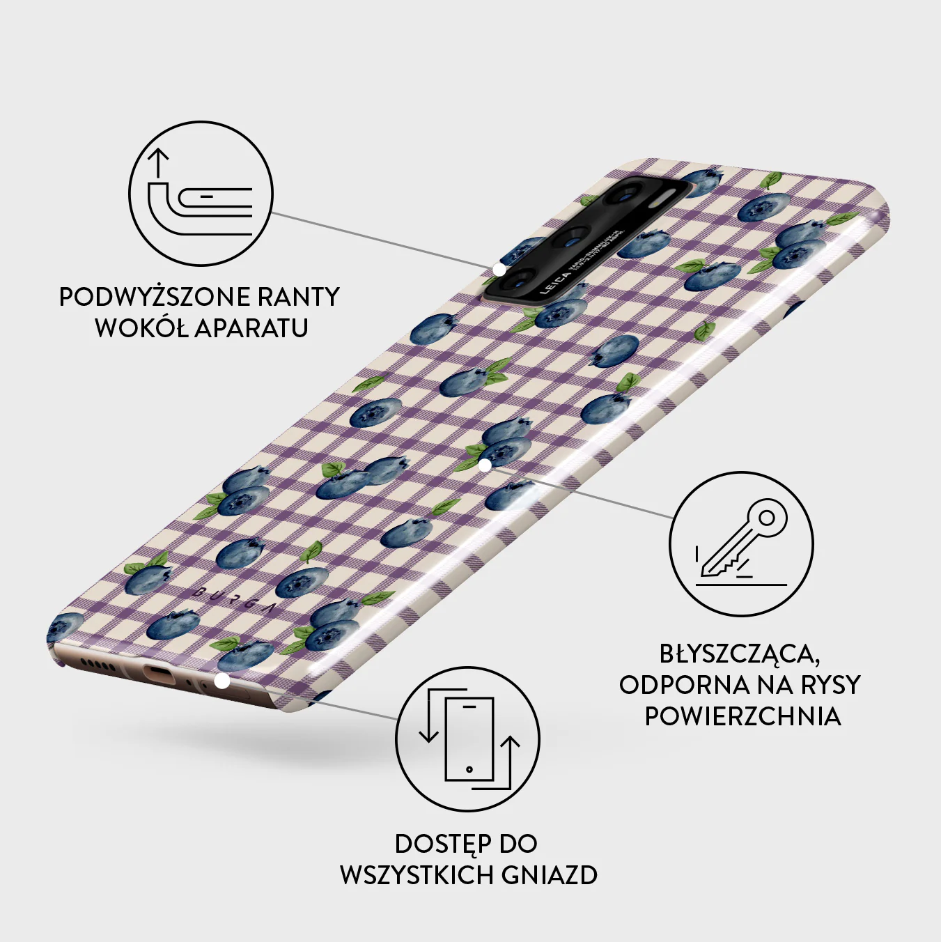 Blueberry Muffin - Huawei P40 Etui - Image 3