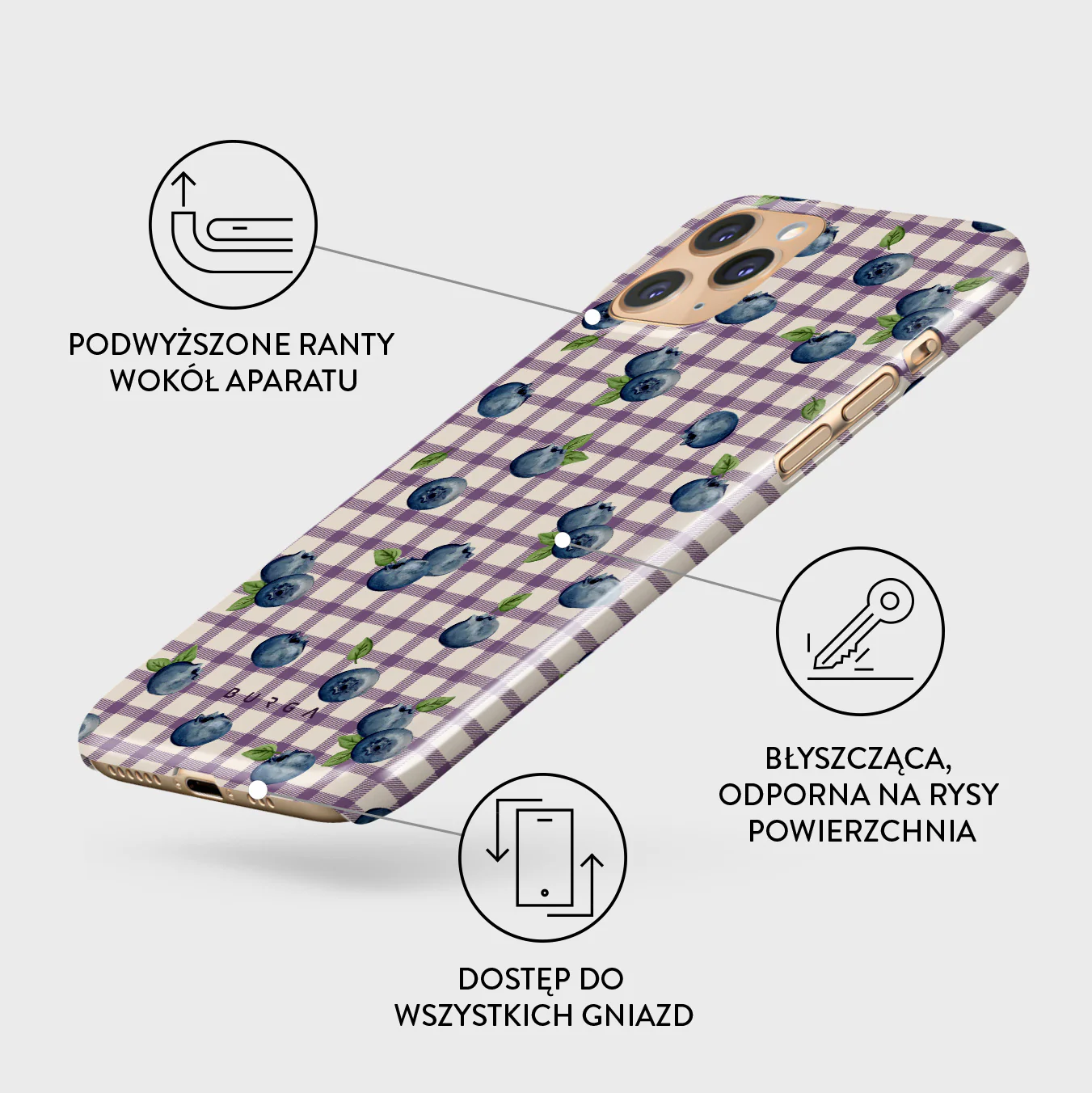 Blueberry Muffin - iPhone 11 Pro Max Etui - Image 3