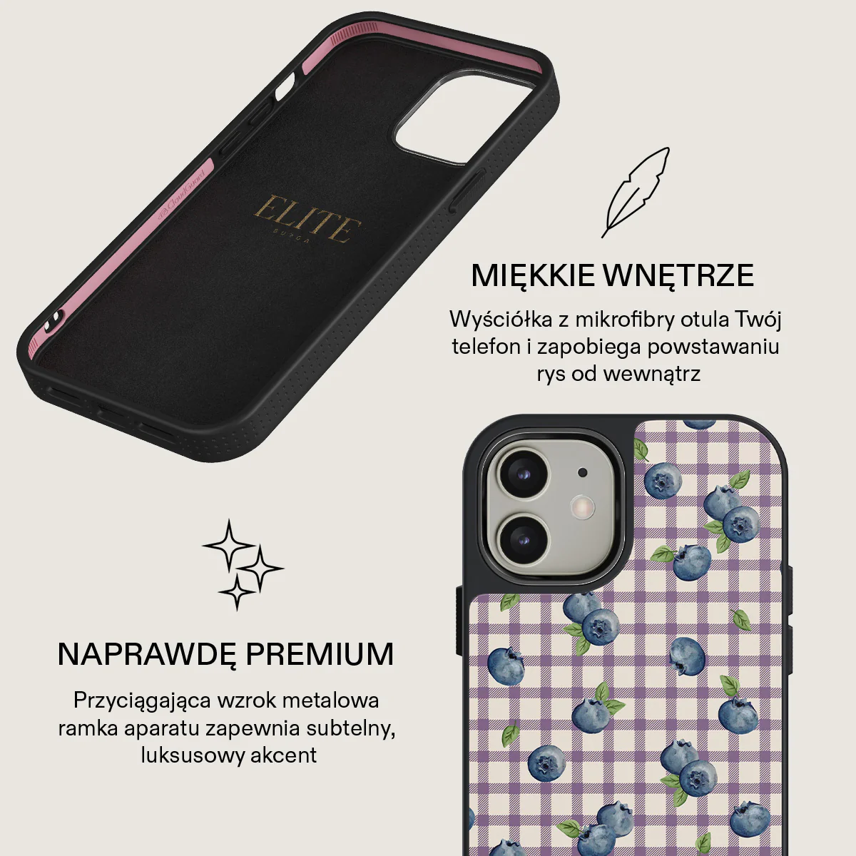Blueberry Muffin - iPhone 12 Etui - Image 17