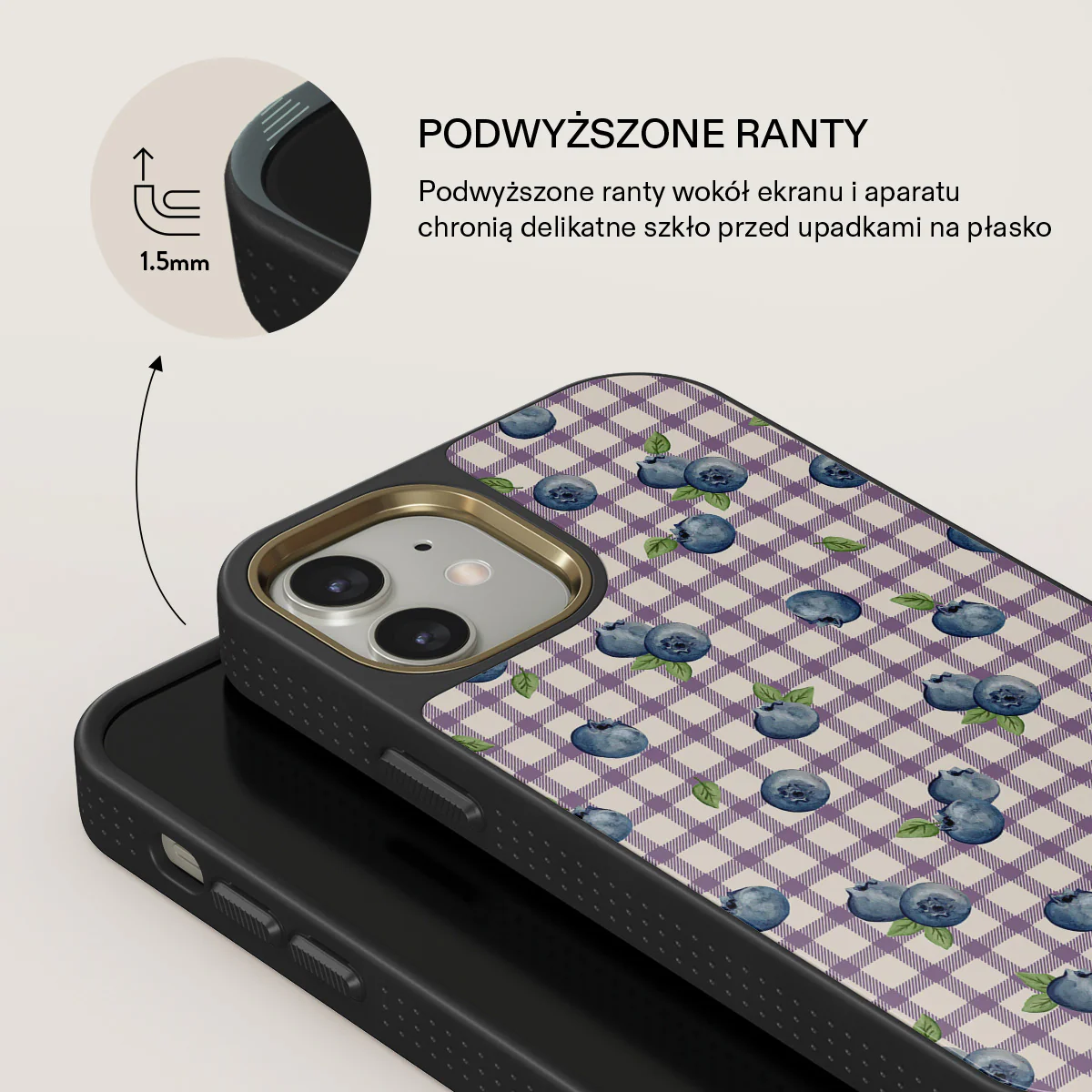 Blueberry Muffin - iPhone 12 Etui - Image 8