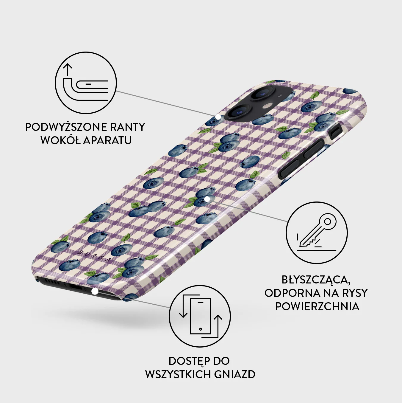 Blueberry Muffin - iPhone 12 Mini Etui - Image 3